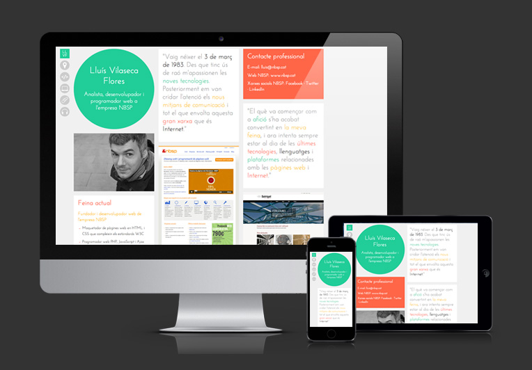 Web responsiva de Lluís Vilaseca