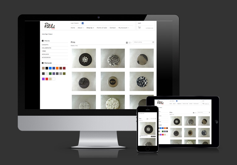 Web responsiva de Pil·lú Fashion